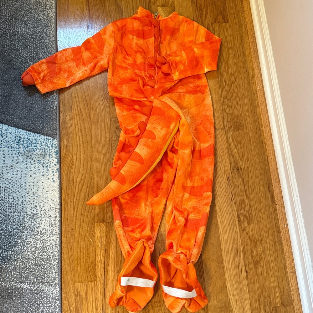 Orange Dinosaur Kids Costume - Picture 10 of 13